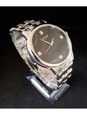 Rare Men's Guess Watch w/Diamond Pointers